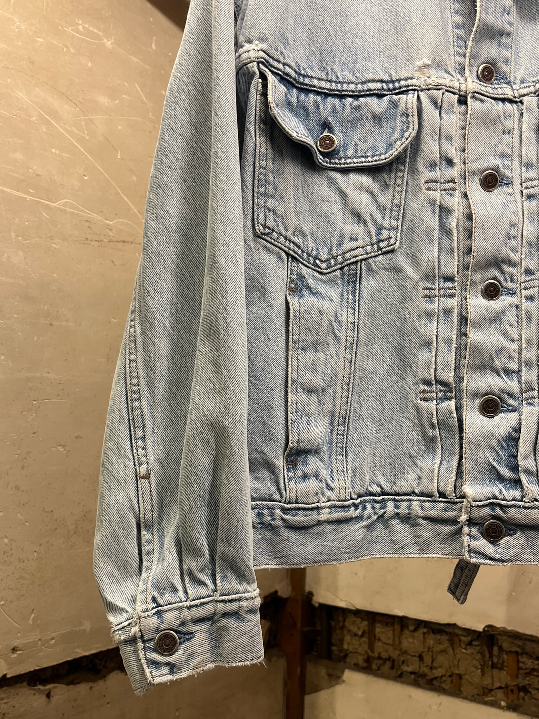 1990s "Levi's Silver Tab" ice blue denim jacket