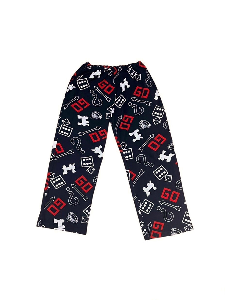 total pattern fleece pants