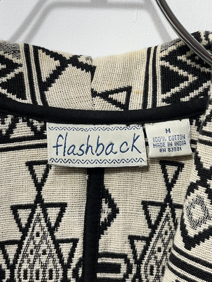 1990s native jacquard bolero jacket