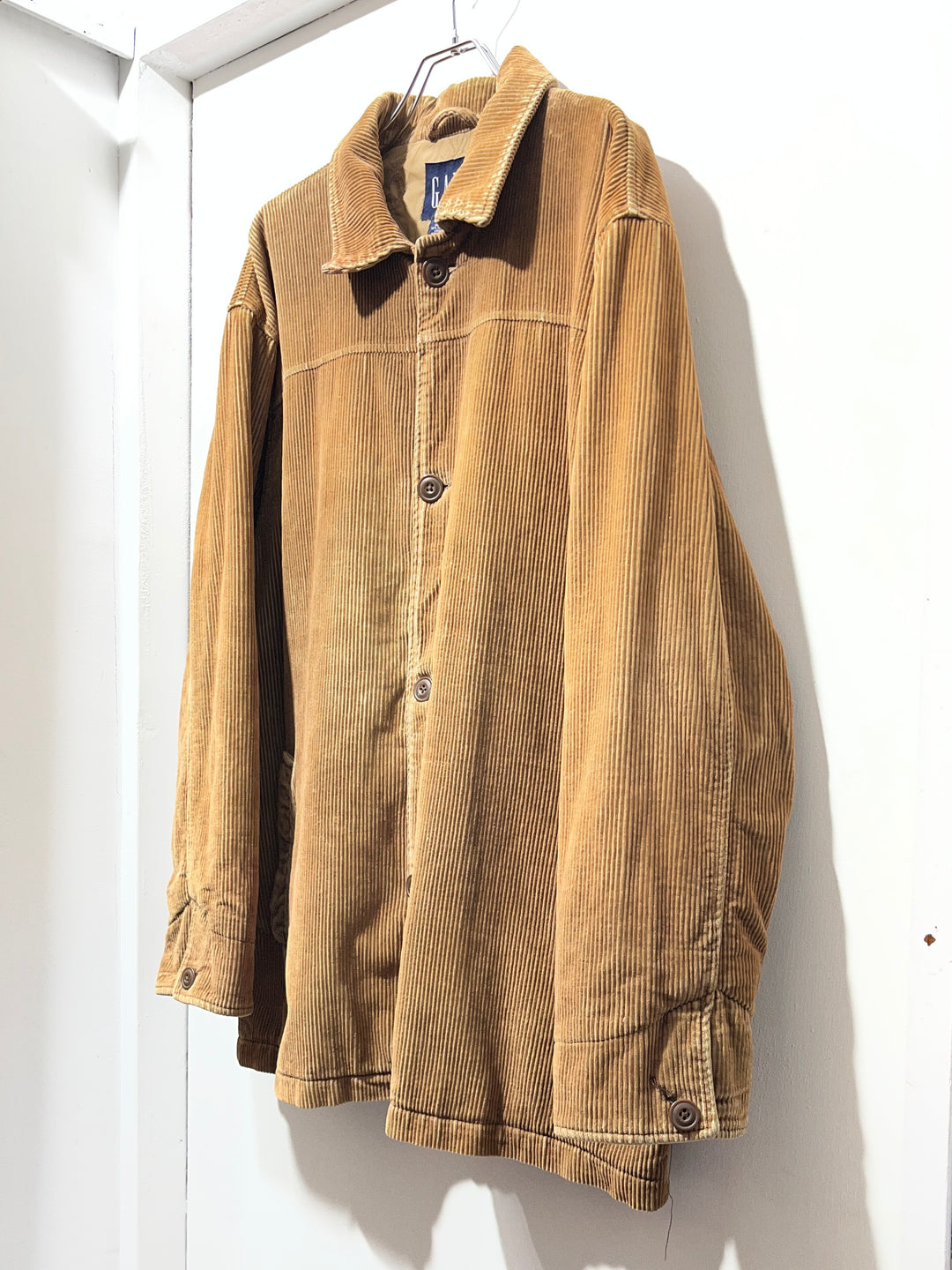 1990s "GAP" camel corduroy half coat