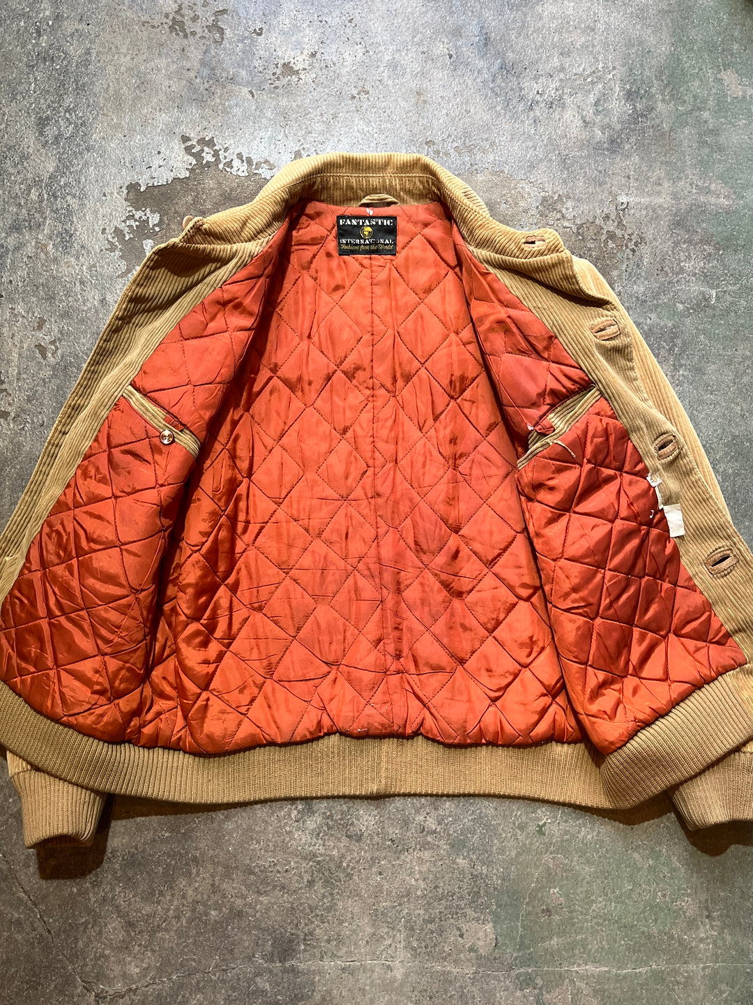 1970s corduroy hunting design blouson