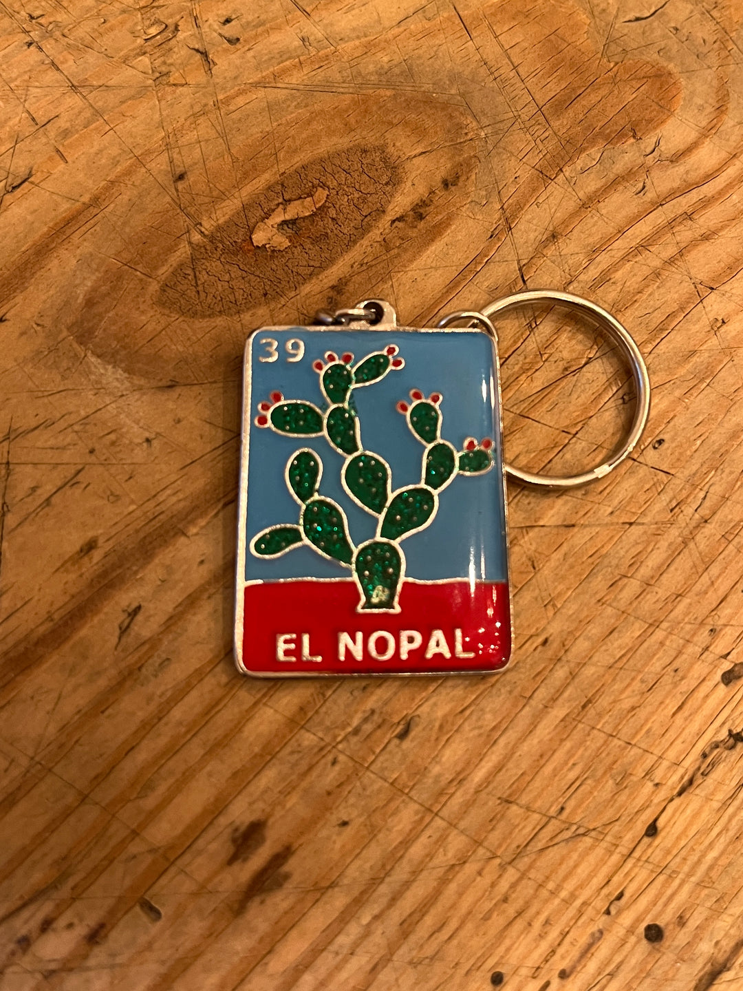 Mexican Loteria art keychain