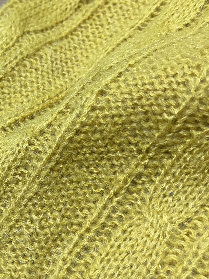 "J.CREW" mustard knit