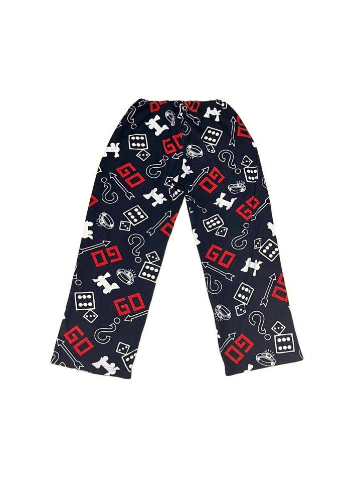 total pattern fleece pants