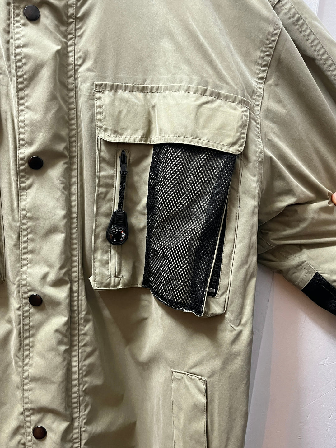 1990s removable fleece fishing jacket