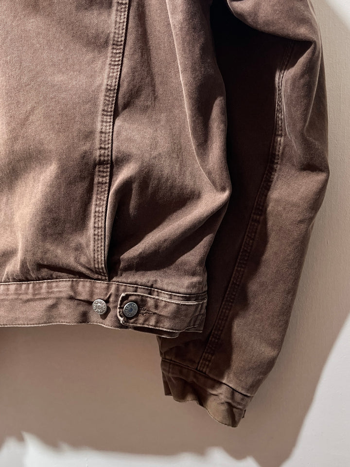 1990s "Diesel" chocolate brown denim jacket