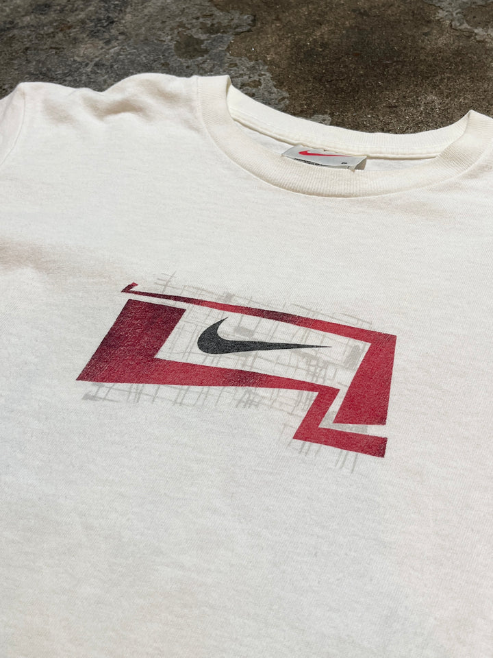 1990s USA made "NIKE" both sides graphic T-shirt