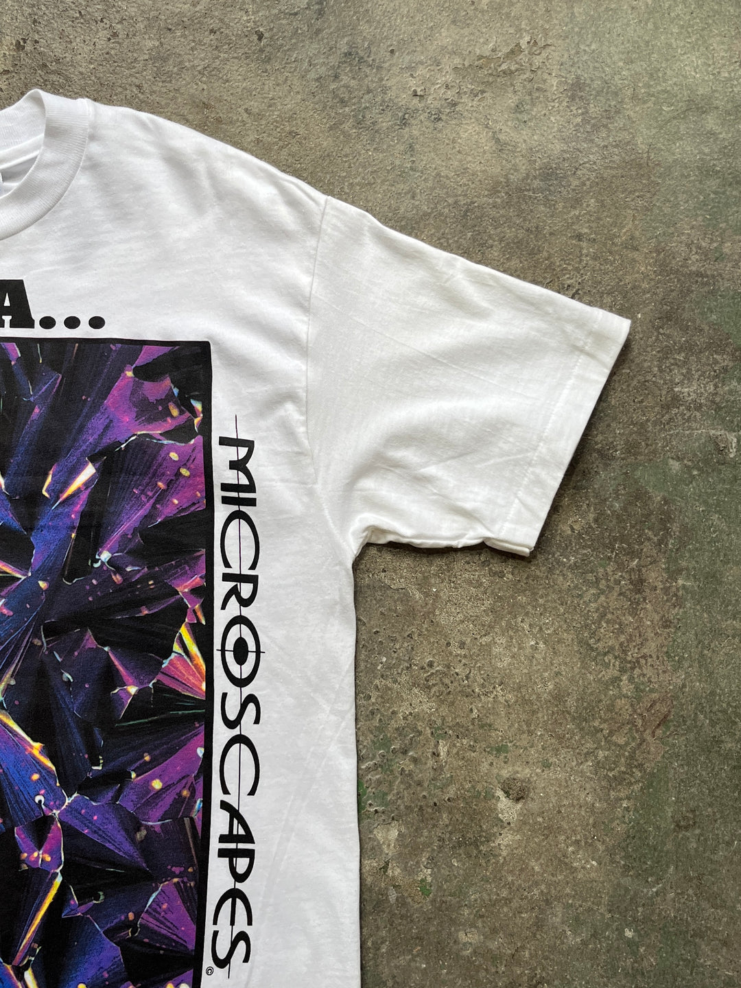 1990s USA made MICRO SCAPES science graphic T-shirt