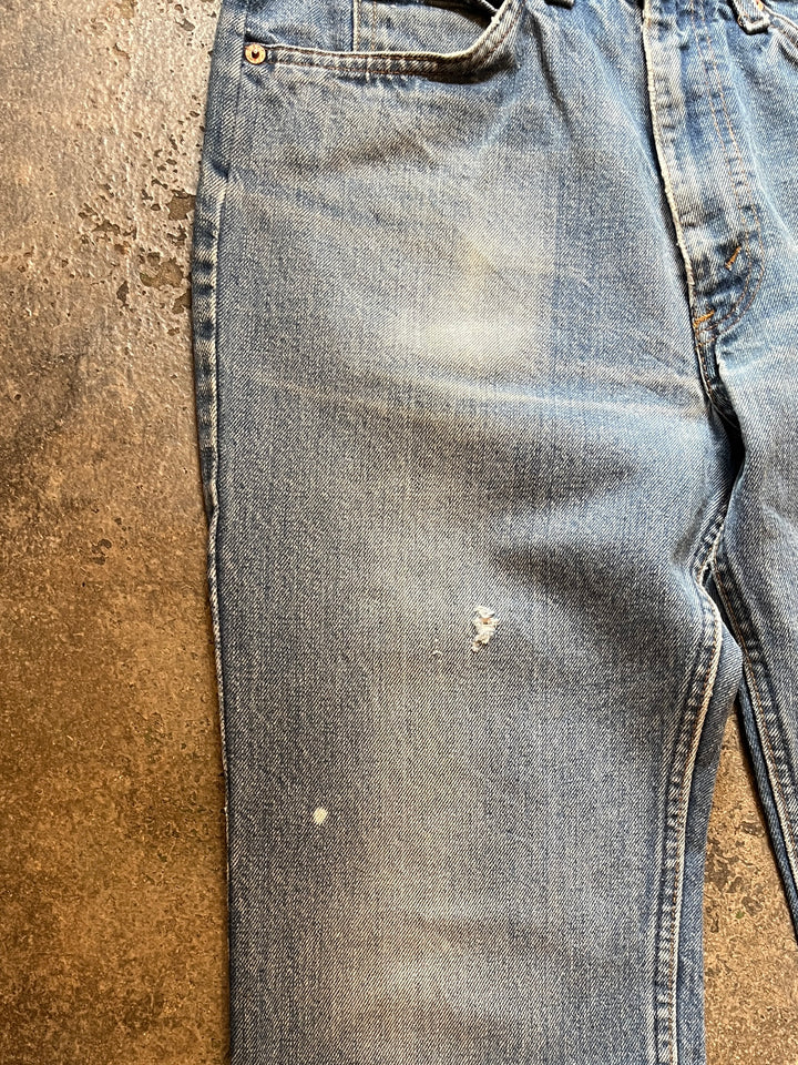 1980s "Levi's" 517 bootcut denim pants 32×32