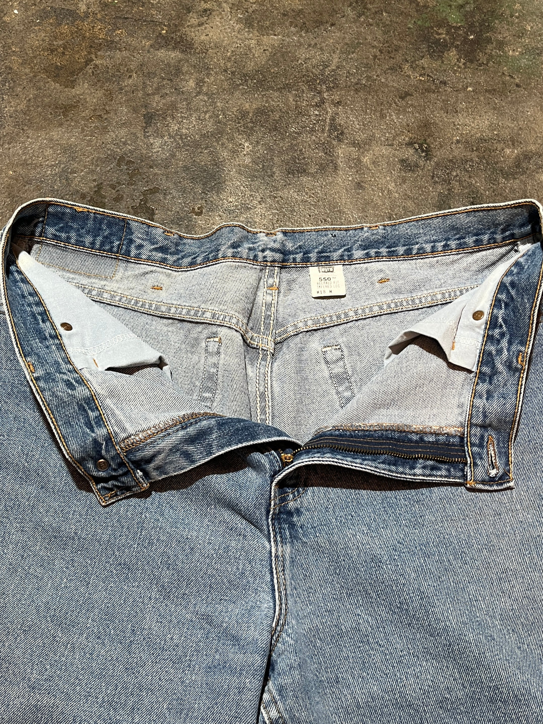 2000s USA made "Levi's" 550 denim pants 36×30