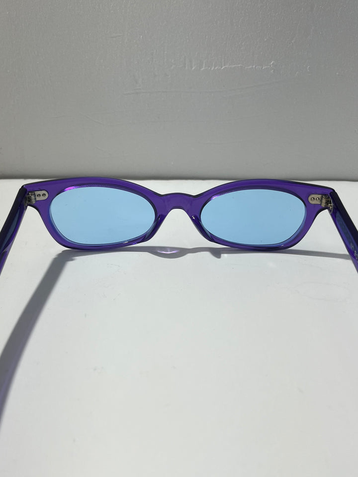 1990s dead stock sunglasses purple × light blue