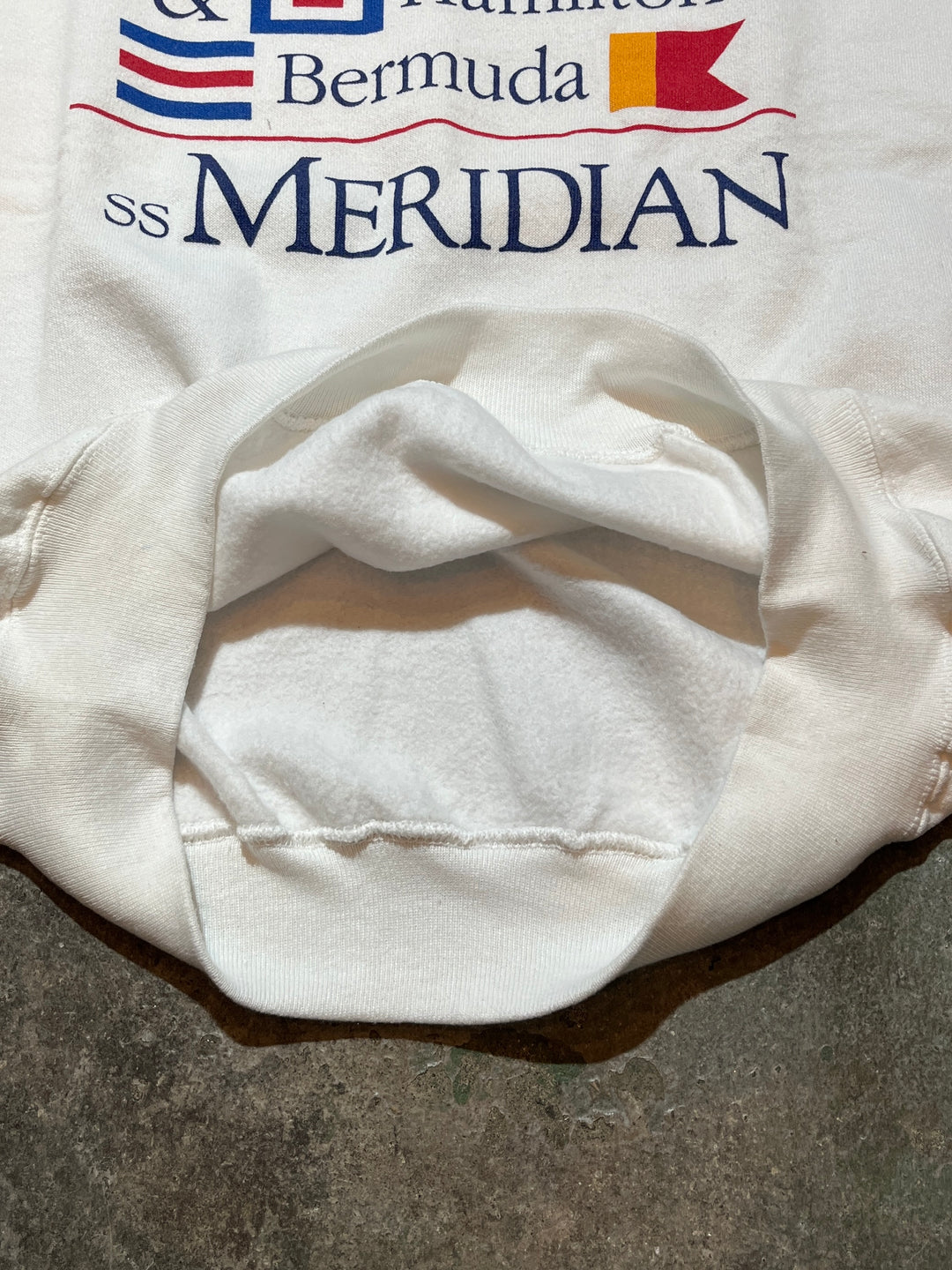 1990s USA made SS Meridian cruises souvenir sweatshirt