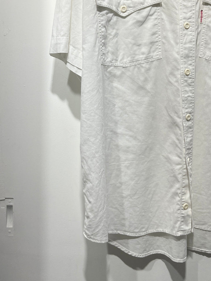1990s "Budweiser" embroidery s/s shirt