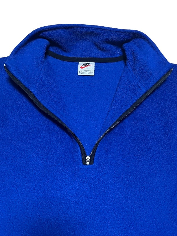 "NIKE" pullover fleece jacket