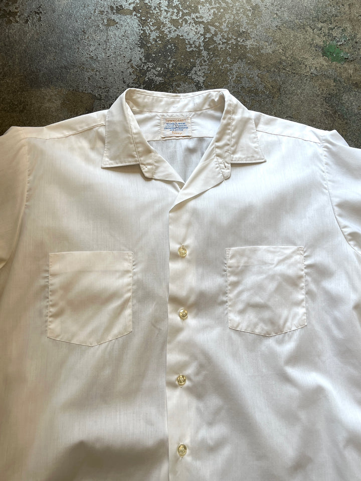 1960s "Penneys TOWNCRAFT"
pure white s/s shirt