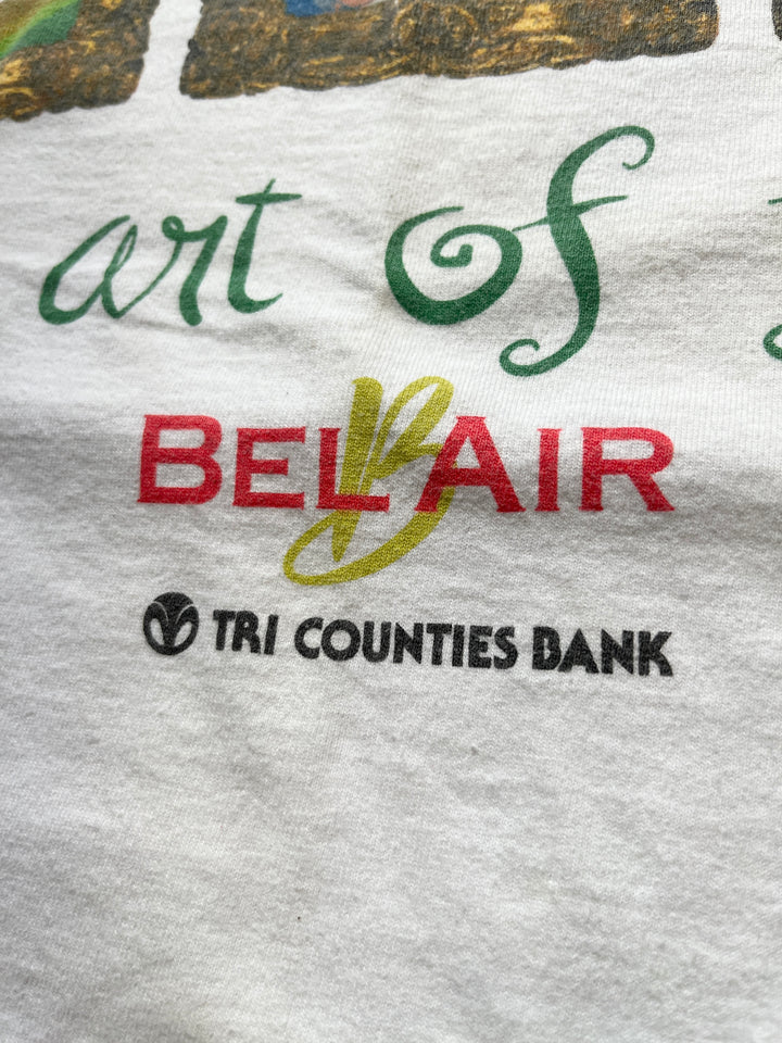 1990-00s Bel Air × Tri Counties Bank promo art T-shirt