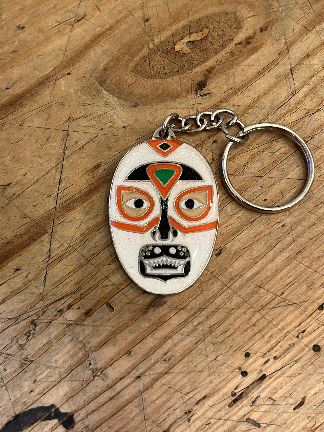 Lucha Libre mask keychain