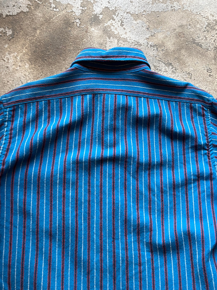 1960-70s "PENDLETON" vertical stripe wool shirt