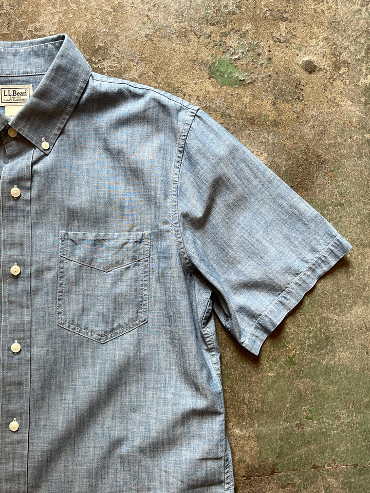 2000s "L.L Bean" s/s chambray shirt