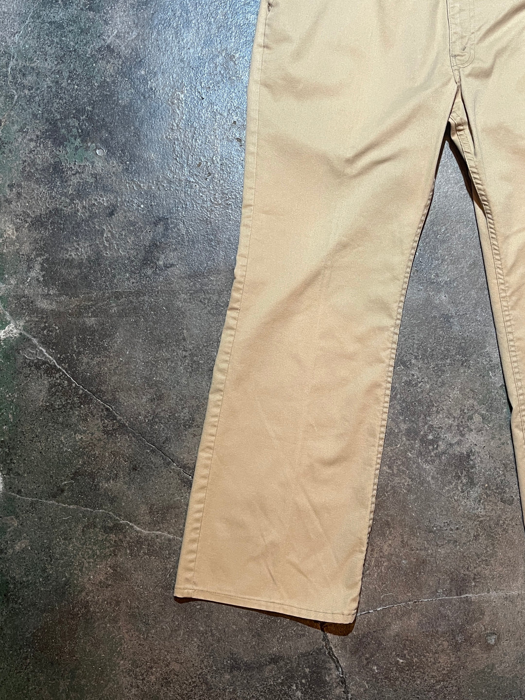 1970s "Levi's" flare chino pants 36 × 30