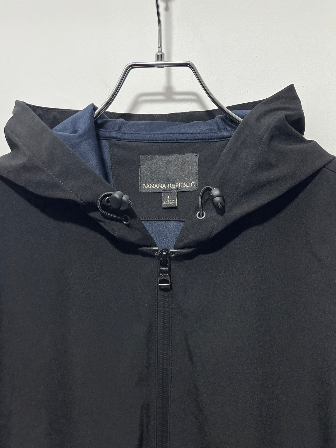 "BANANA REPUBLIC" soft shell hooded jacket