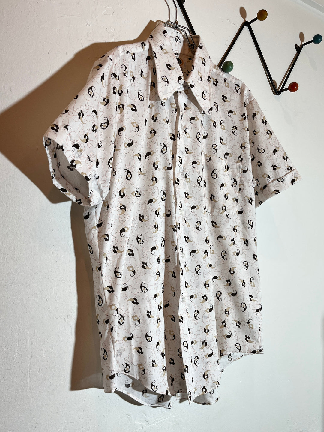 1970s paisley pattern s/s shirt