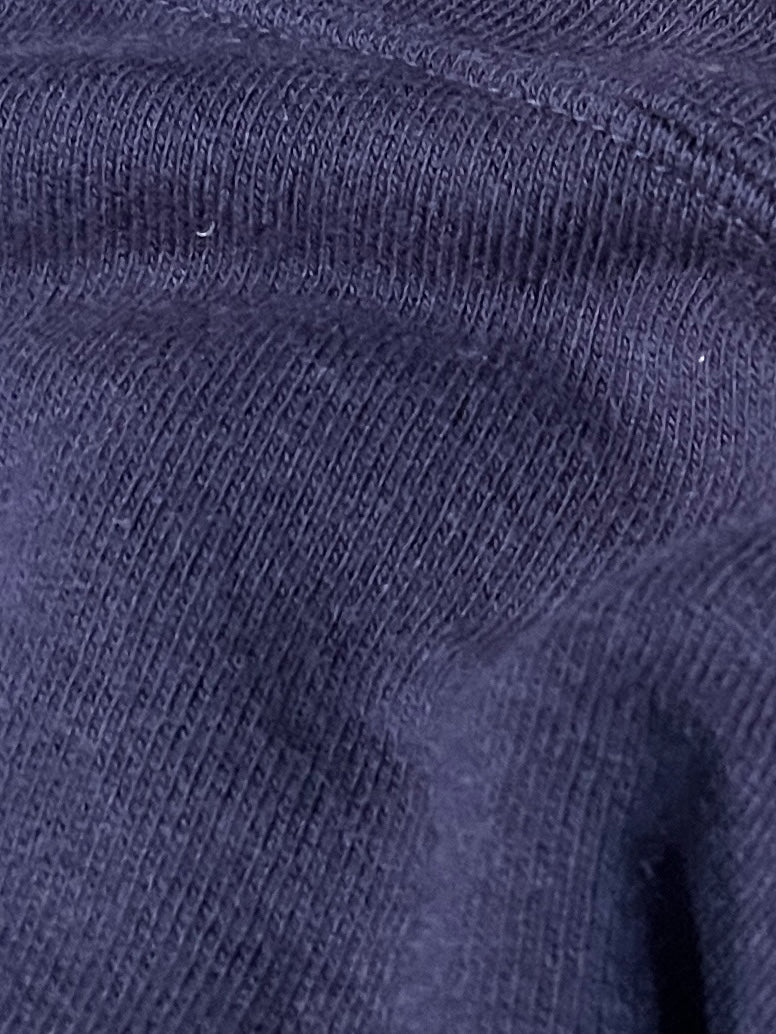 1980-90s USA made "L.L Bean × RUSSELL ATHLETIC" navy sweat cardigan