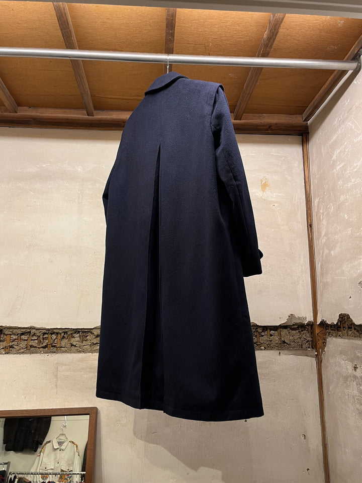 1980-90s Austrian made navy loden wool coat