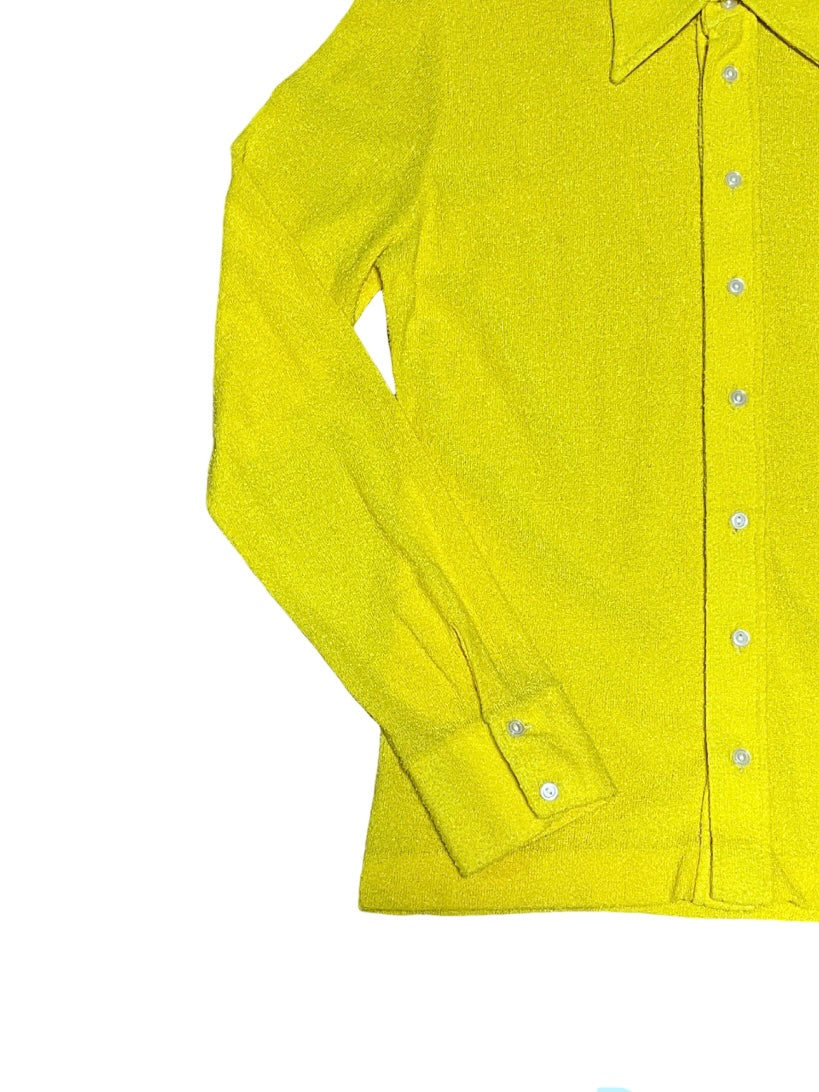 yellow pile shirt