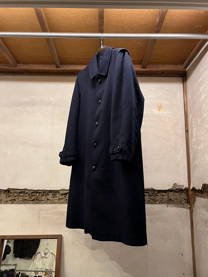 1980-90s Austrian made navy loden wool coat
