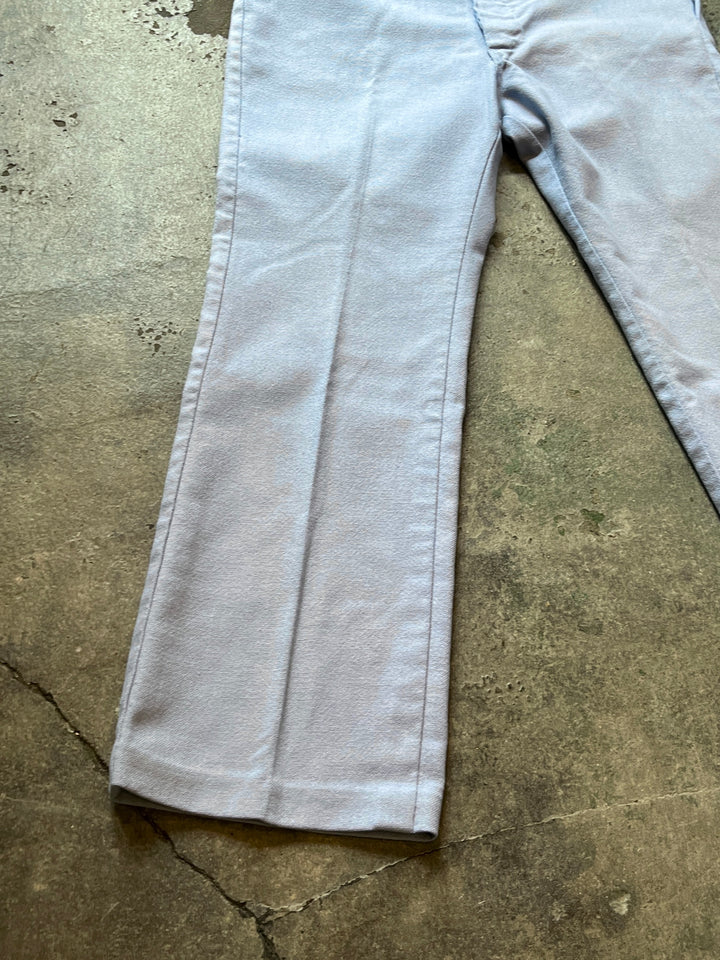 1970s ice blue straight-leg pants