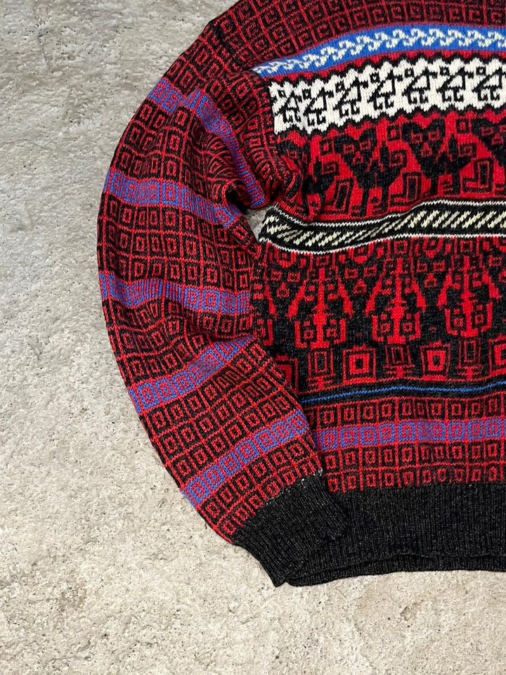 abstract pattern knit