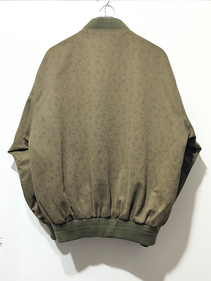 1980-90s olive cloud pattern design blouson