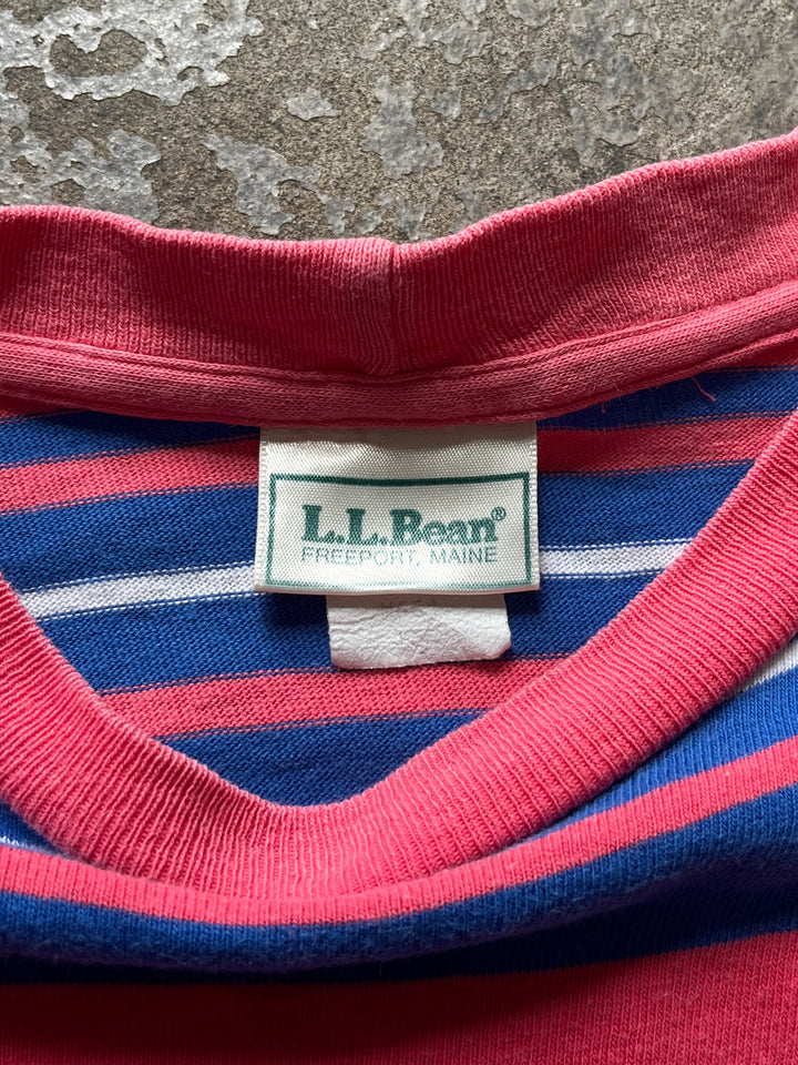1980s USA made "L.L Bean" bold stripe T-shirt