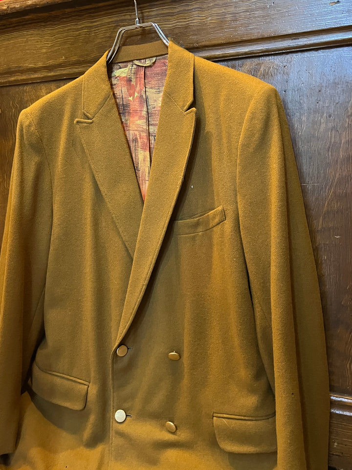 1960-70s "CAMPUS" double breasted tailored jacket