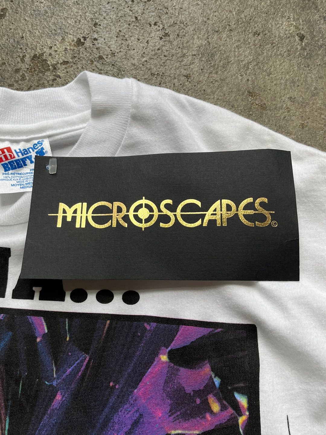 1990s USA made MICRO SCAPES science graphic T-shirt