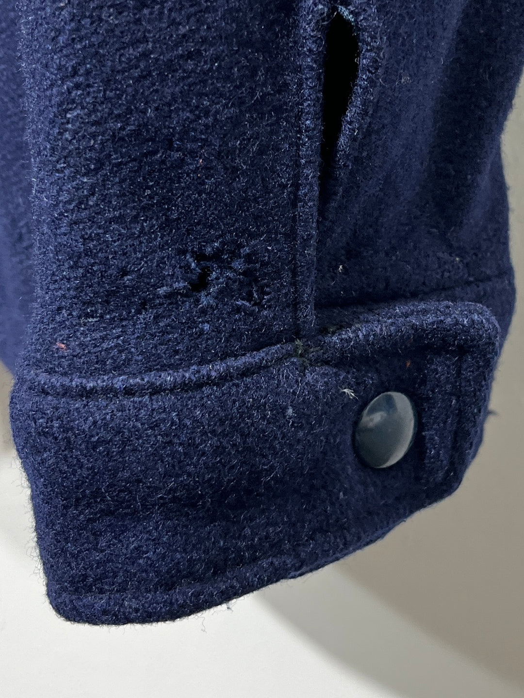 1960s "Paul Bunyan" navy melton wool jacket