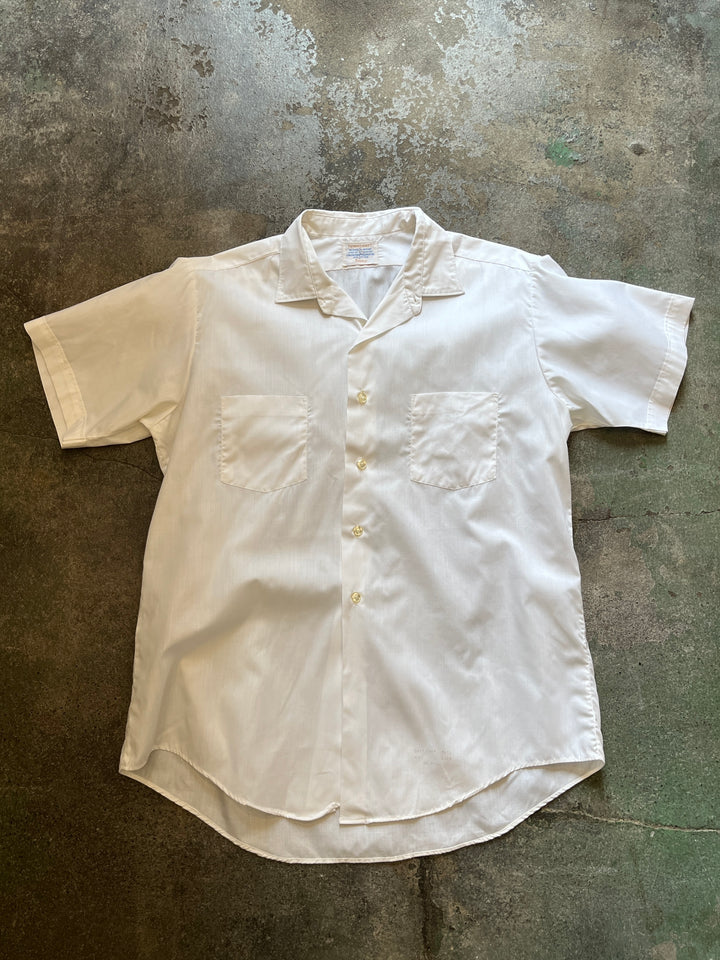 1960s "Penneys TOWNCRAFT"
pure white s/s shirt