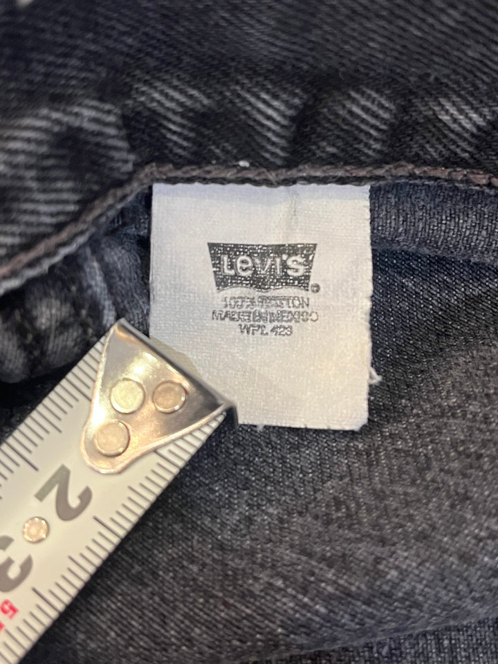 2000s "Levi's" 501 black denim pants 38×34