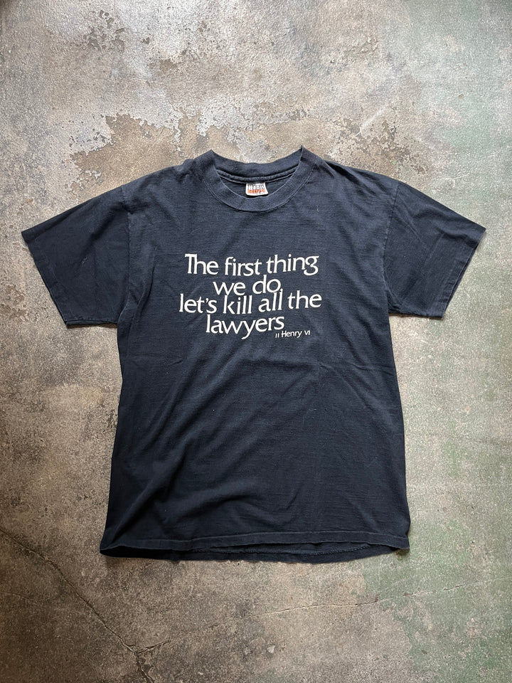 1980s USA made "Shakespeare" message T-shirt