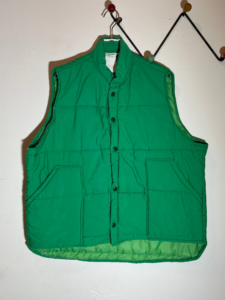 1970-80s vivid green vest