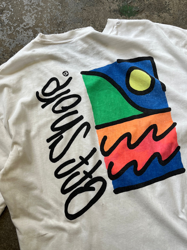 1990s "OFF SHORE" graphic T-shirt