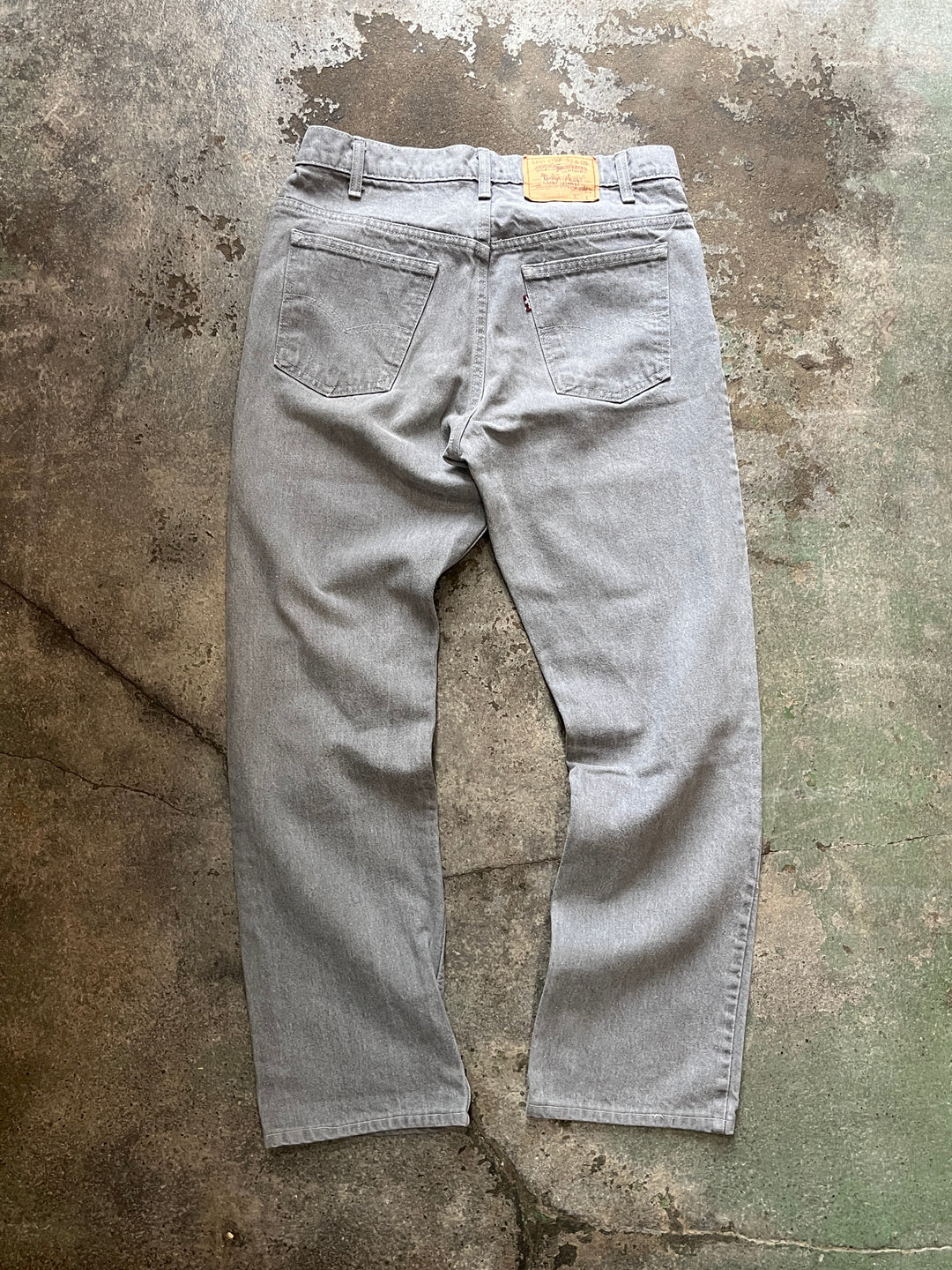 1980s "Levi's" 509 gray denim pants w34