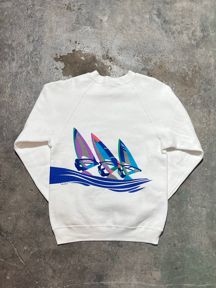 1980-90s USA made both sides print sweatshirts