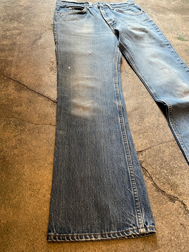 1980s "Levi's" 517 bootcut denim pants 32×32