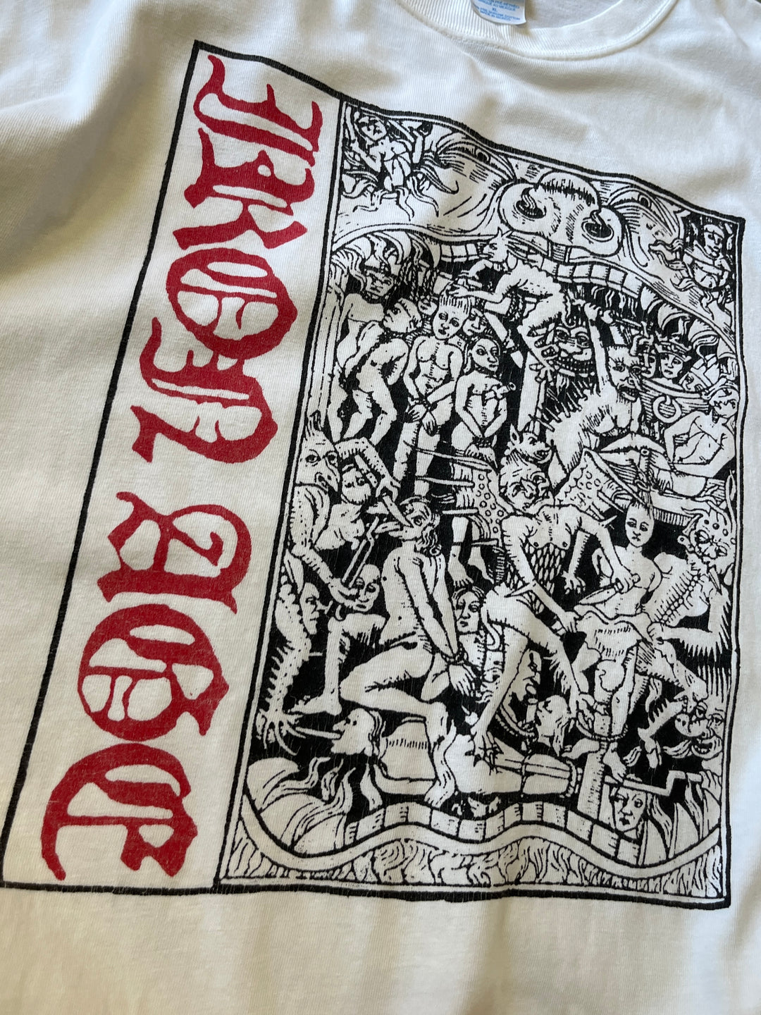 1990s "IRON AGE" graphic T-shirt