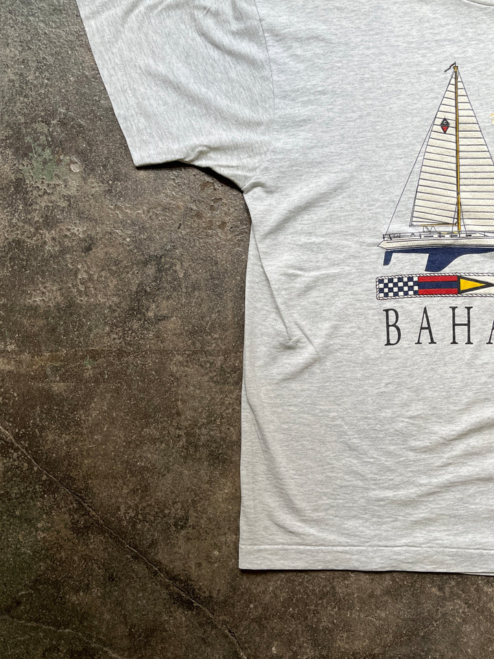 1990s USA made Bahamas sailboat souvenir T-shirt