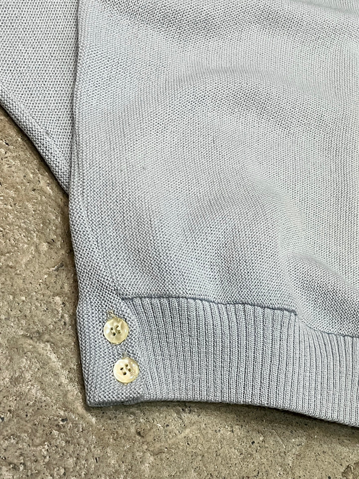 1960s "Catalina" pale blue knit cardigan