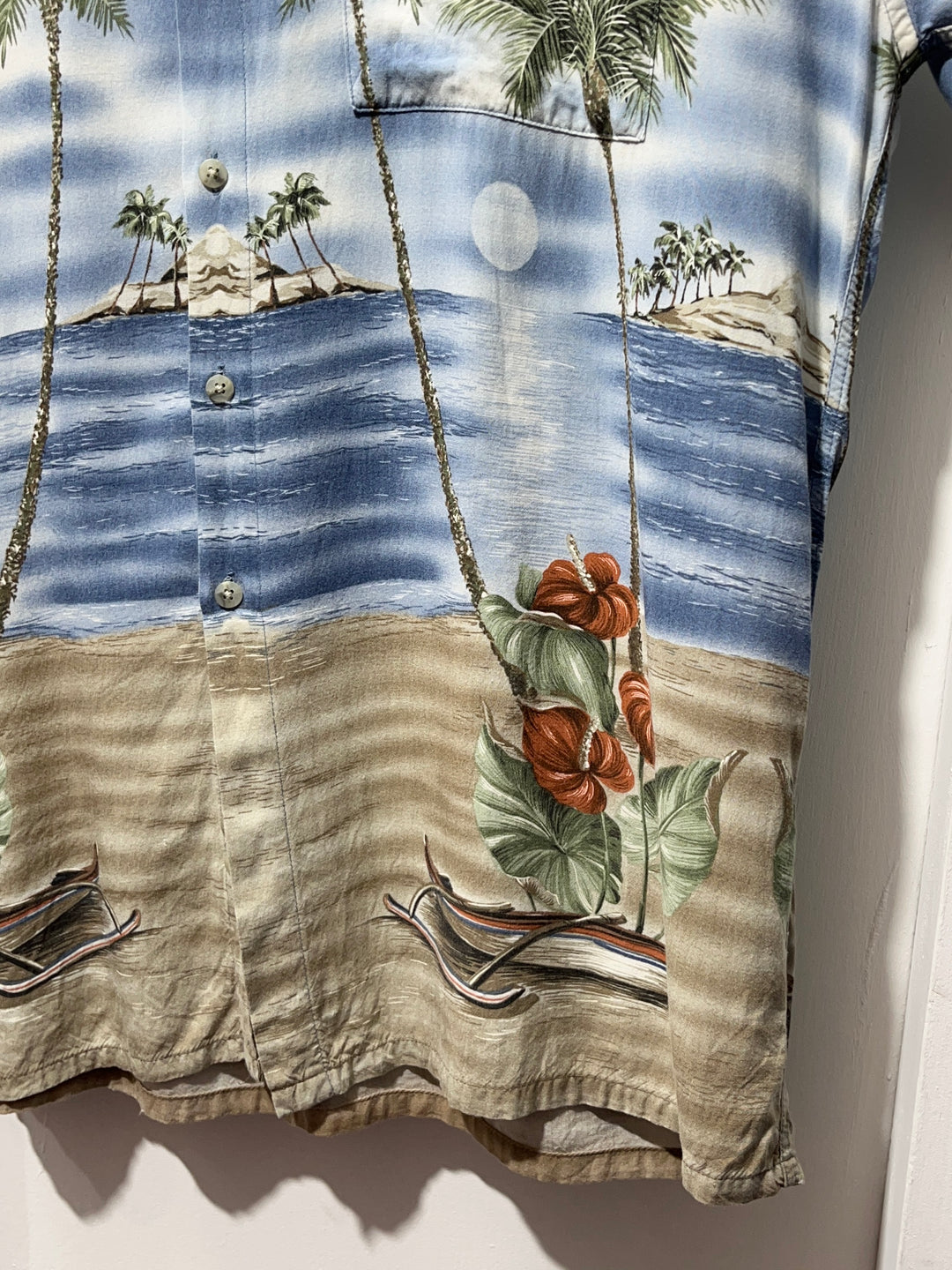 1990s "pierre cardin" resort print s/s shirt