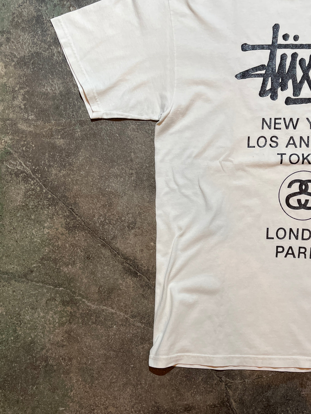 2000s "Stussy" 25th anniversary  T-shirt